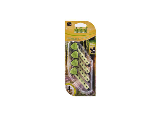 خوشبو کننده هوا 4PK Amber Forest Dual Stent Vent Stick